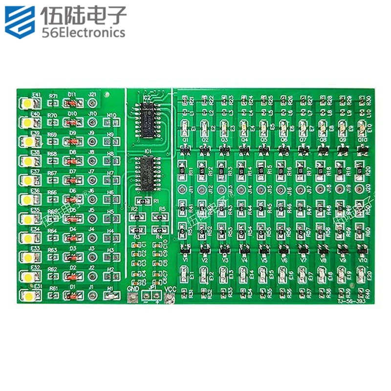 SMD Water Lamp Double-Sided Welding PCB Board Soldering Kit Printed Circuit Board for Teaching