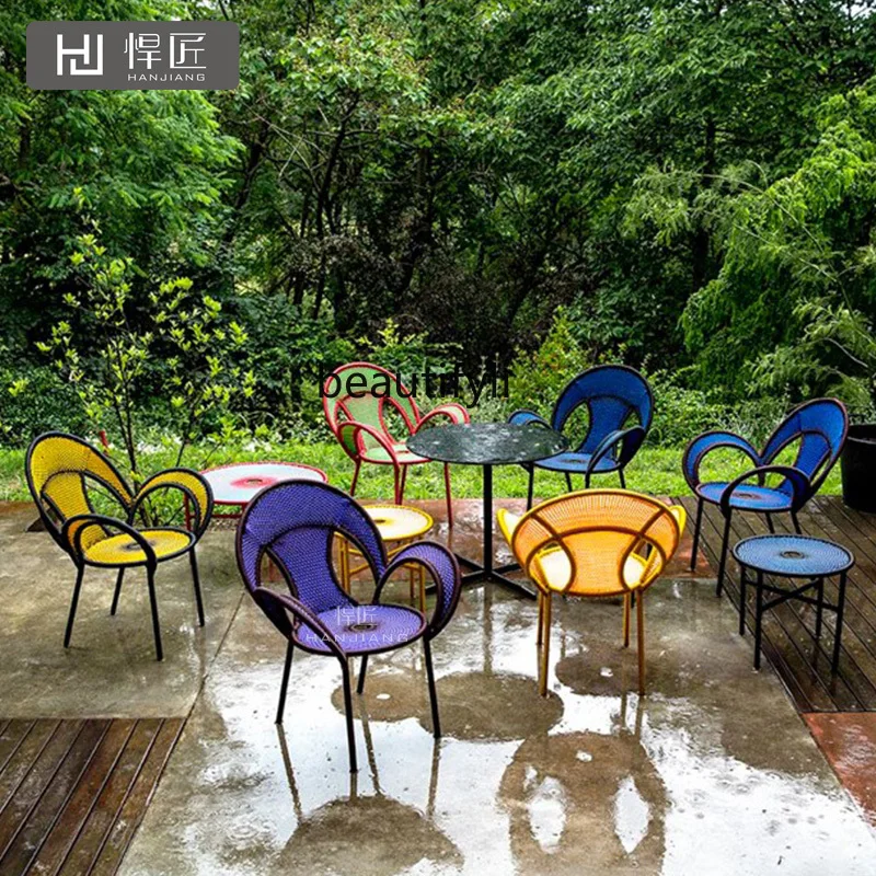 Villa sofa garden open-air balcony courtyard rattan sofa rattan chair outdoor rattan leisure outdoor furniture