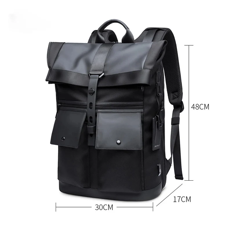 Sac à dos étanche pour ordinateur portable pour hommes, sacs à dos scolaires, chargement USB, sac de voyage d'affaires pour hommes, nouveau design masculin