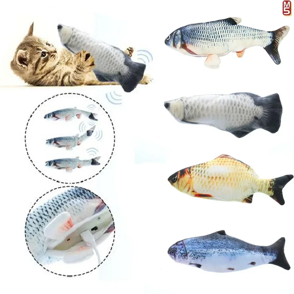 Elektryczna zabawka rybka dla dzieci Huśtająca zabawka wspomagająca sen Interaktywna rozrywka pukanie Wygodna i zabawna do przenoszenia