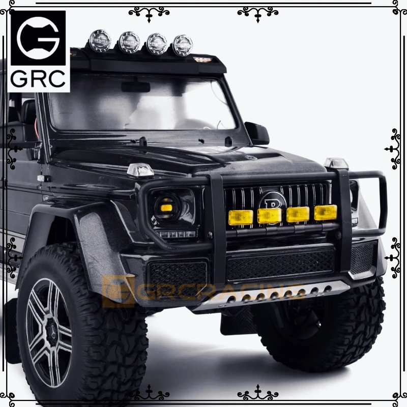 GRC 1:8/1:10 RC Car Spotlight Remote Control Model Car Simulation Searchlight 17mm Rectangular Spotlight with Lampshade G157MW/Y