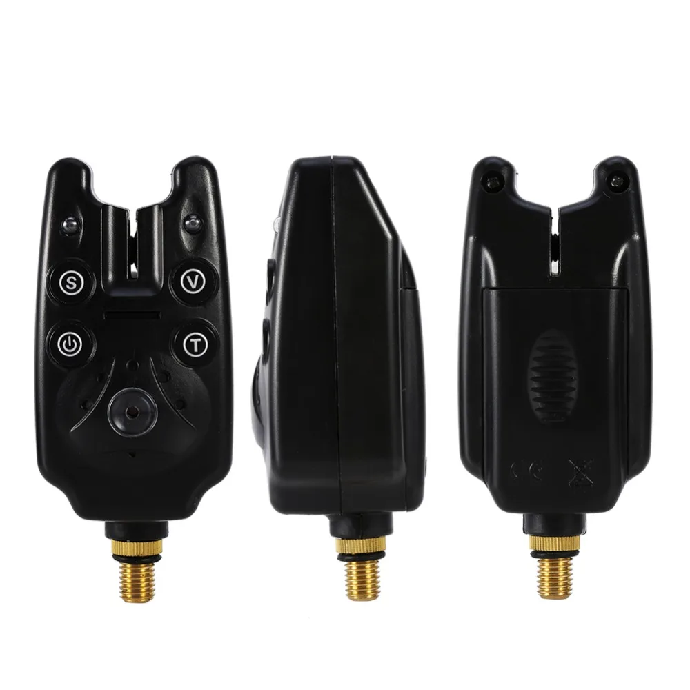

3PCS ABS Fishing Bite Alarm LED Indicators Adjustable Volume Fishing Bite Alert Adjustable Sensitivity Fishing Bite Indicators