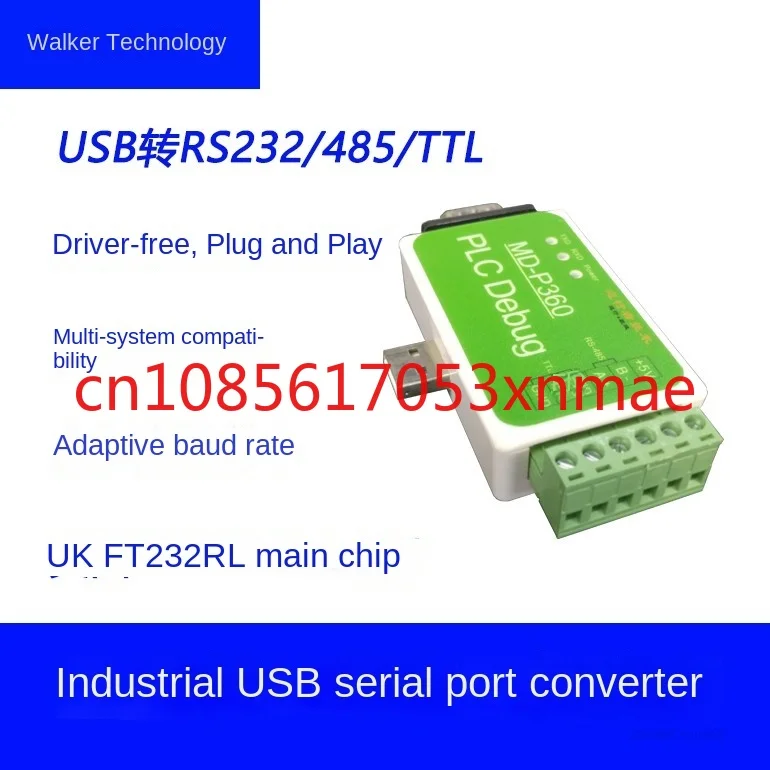 

USB-последовательный порт 232/485/Ttl Конвертер «три в одном» Кабель для программирования ПЛК Ft232