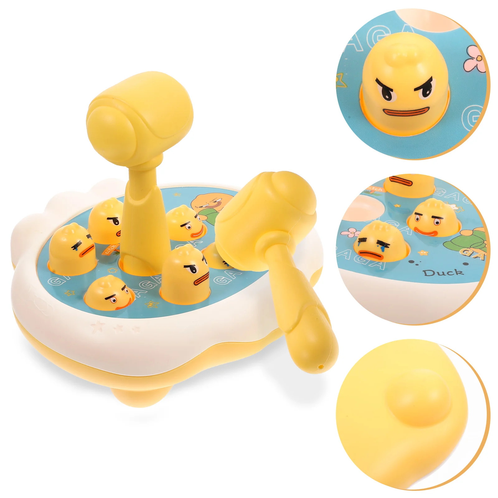 1 مجموعة 1 مجموعة الاطفال المطرقة اجتز لعبة ألعاب تعليمية الكرتون شكل يطرق مقاعد البدلاء تطوير المهارات الحركية الصغار 1-3 #2