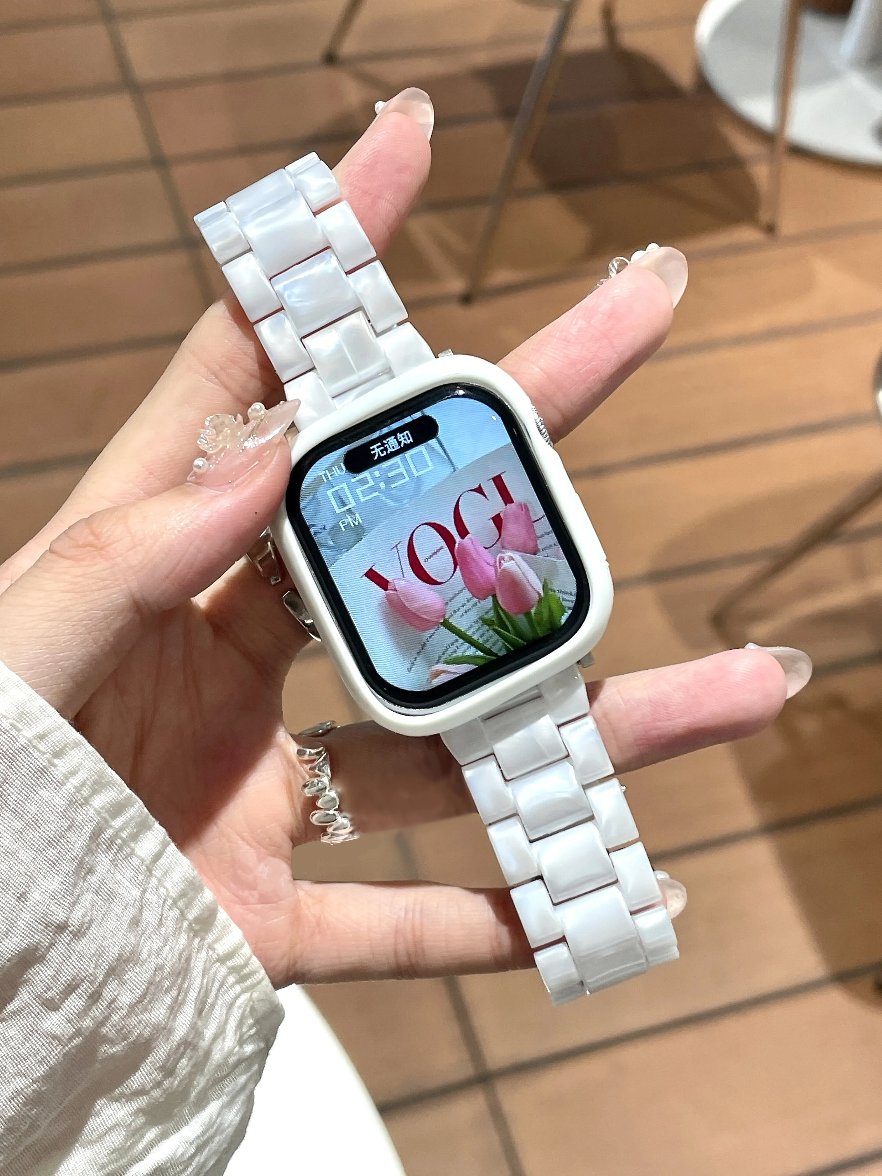 Transparentes Armband für Apple Watch 44mm 45 46 49 38 40 41 42mm Buntes Armband für iWatch Series 12 11 10 9 8 7 6 5 4 SE – Detail 10
