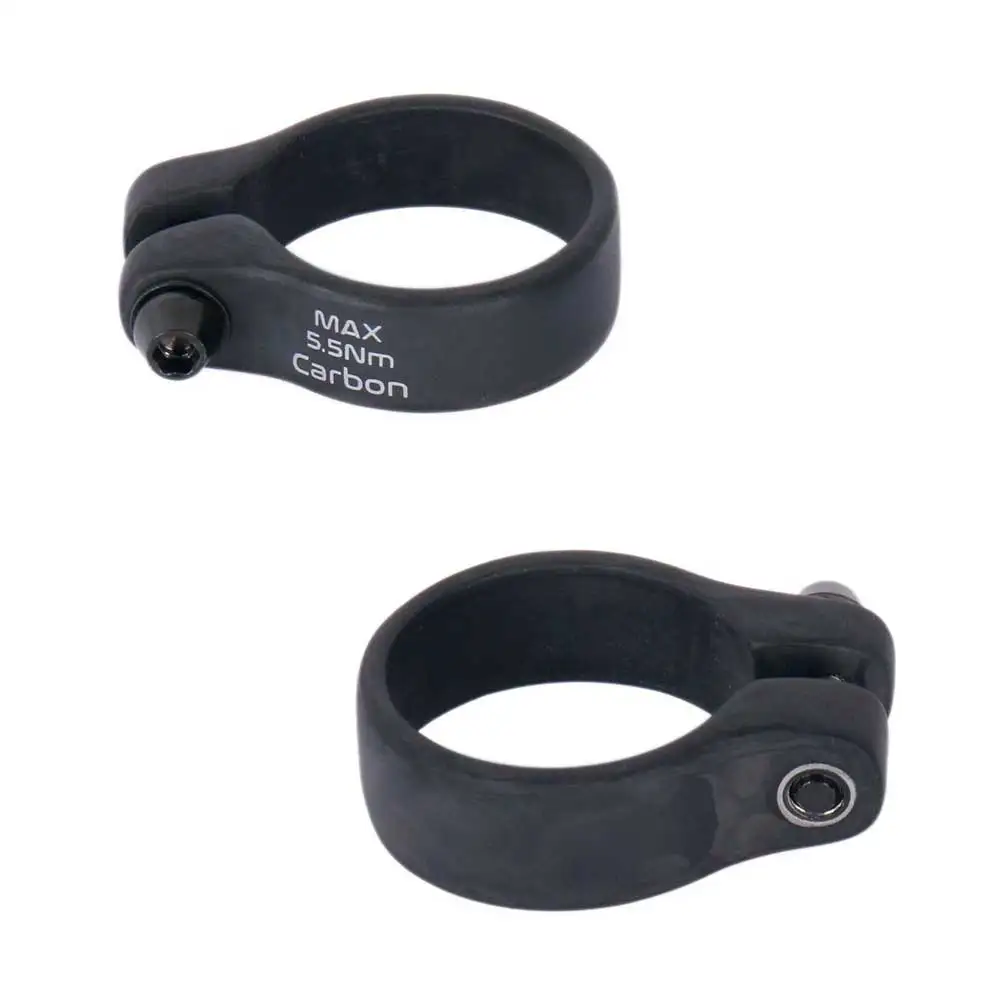 elitaone Carbon Seat Posts Clamp 31.8/34.9mm 9g Bicycle Seatposts Clamps Titanium Screw MTB Road Bike Parts