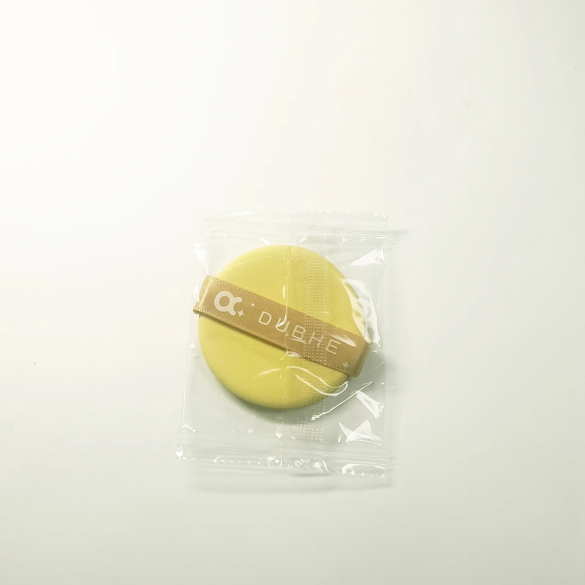 Set di 10 soffio per trucco adatto per uso asciutto per soffio di fondotinta in polvere non mangia soffio per trucco in polvere accessori per strumenti per trucco giallo