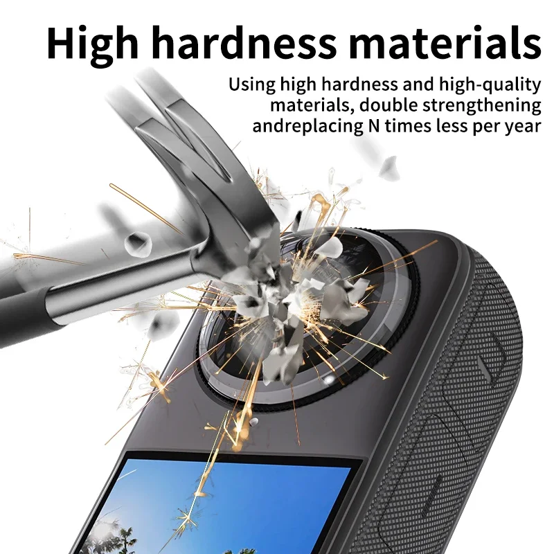 Lens Guard For Insta360 X4 Sports Camera Rotating Optical Tempered Glass/PC Lens Protective lens guards Accessoriess