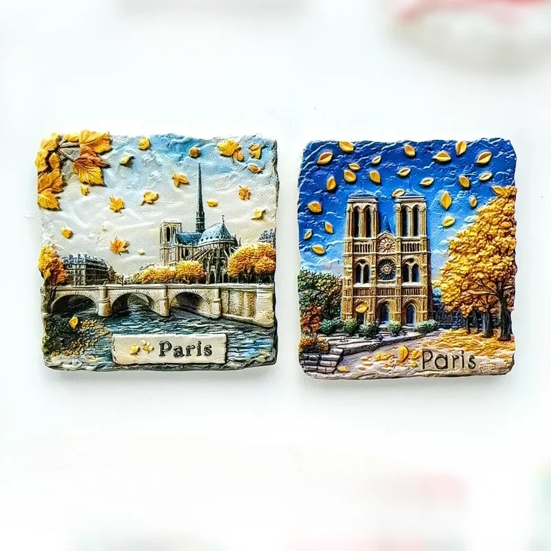 

France Refrigerator Stickers Notre-Dame of Paris Fridge Magnets Provence Travel Souvenirs Home Decoration Wedding Gifts