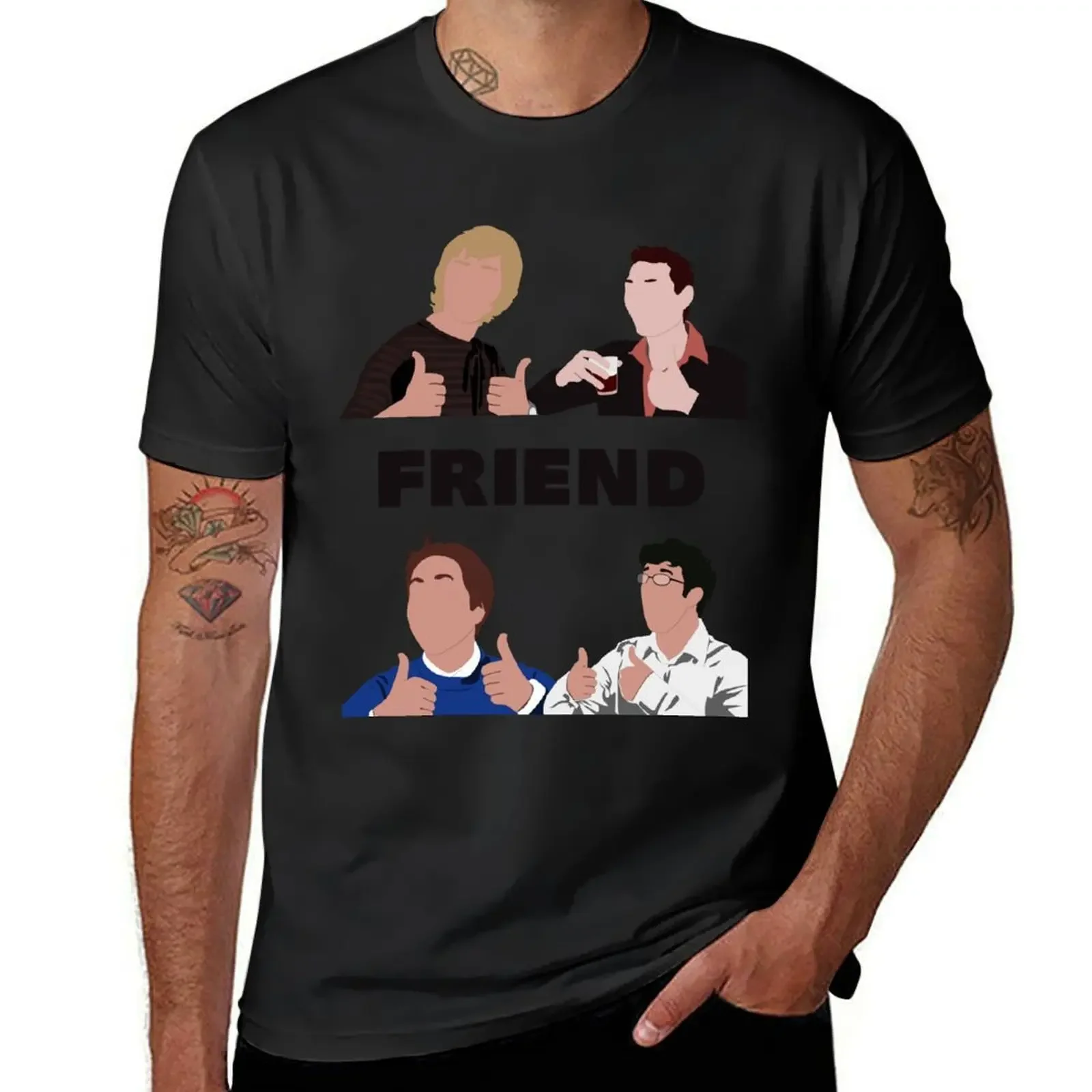 The Inbetweeners - Ooh, Friend T-Shirt man t shirt quick-drying summer clothes mens t shirts top quality