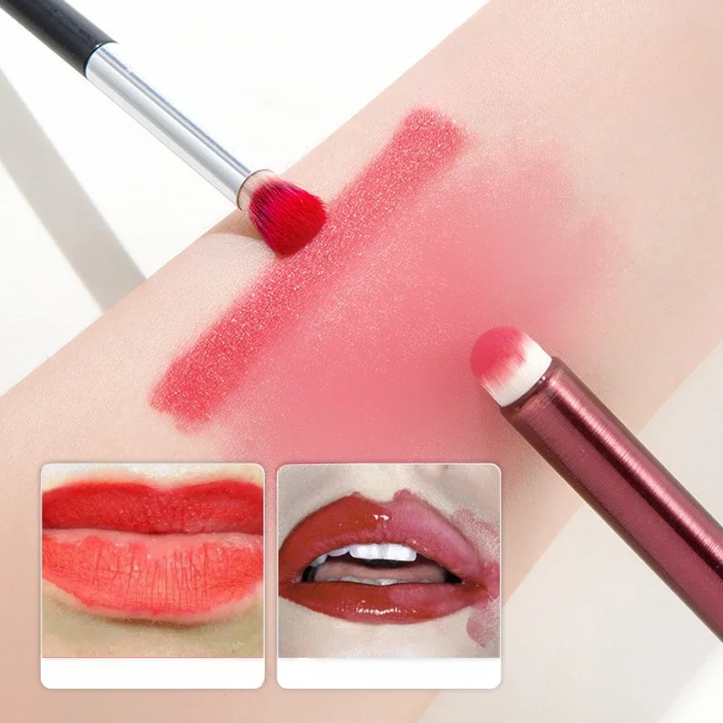 Round Head Lip Halo Dyeing Brush Lipstick Brush Portable Multifunctional Beauty and Makeup Brush Foundation