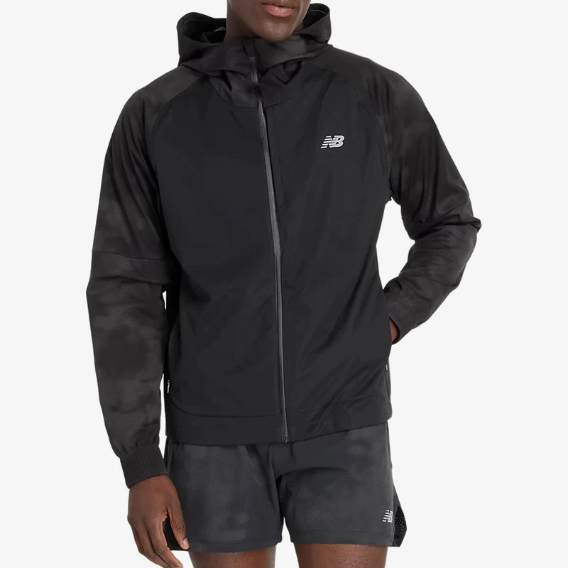 

Новая мужская тканая куртка с капюшоном New Balance NB Genuine 2025 MJ43514-ACK