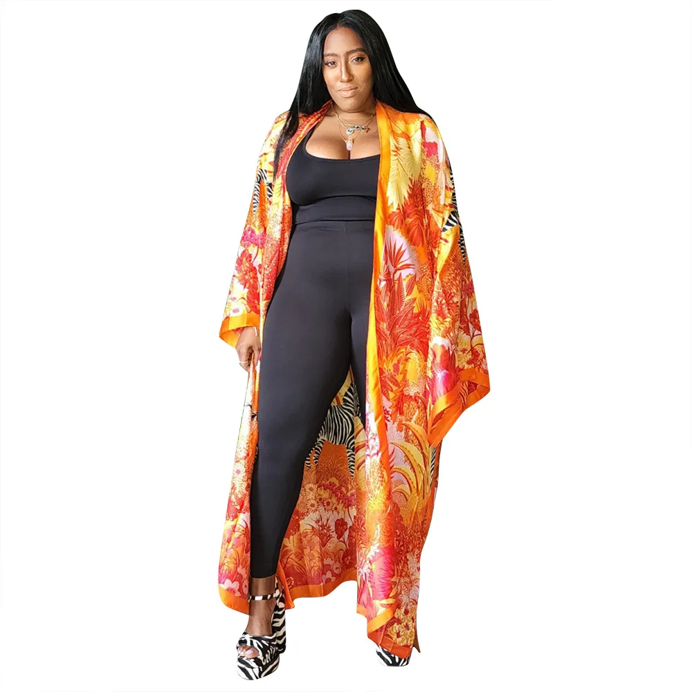 Fashion 2023 Japanese Kimono Traditional Women Long Cardigan Blouse Shirt Kimono Female Dress African Dresses for Women