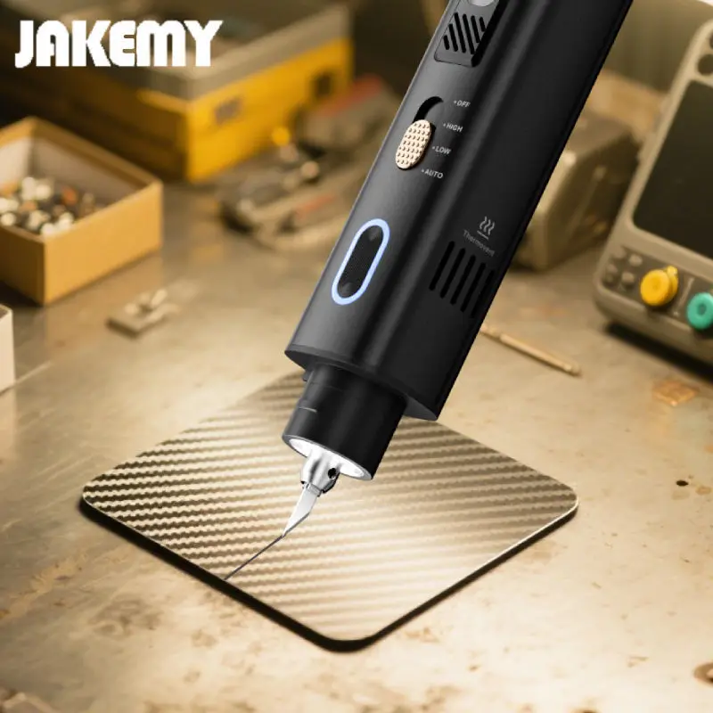 JAKEMY JM-Y10 PRO 2 in 1 Powerful Ultrasonic Cutter Industrial Cutting Knife for Mobile Phone Repair Carving Knife