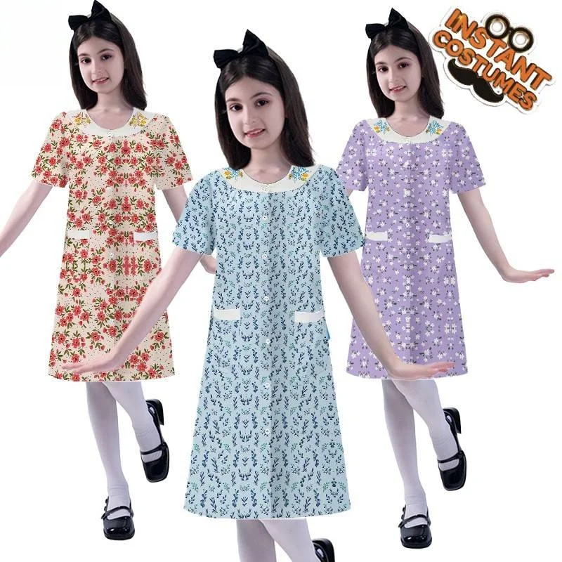 loween Gonna floreale per bambini Costume da spettacolo teatrale Abbigliamento transfrontaliero per bambini adulti Tradizionale cinese E...