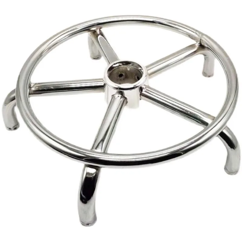 Bar Chair Base with Casters, 5-Star Chair Base, Swivel Stool & Barber Chair Replacement Bracket