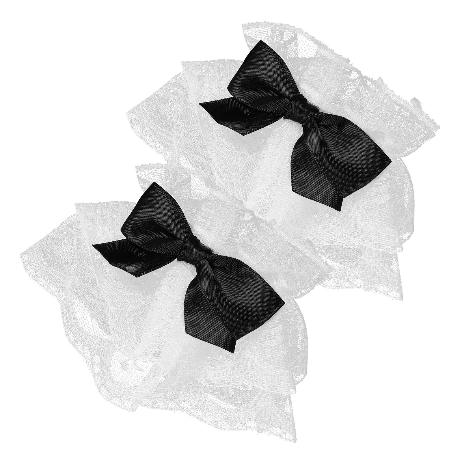 1Pair Lace Wrist Cuffs Soft Comfortable Lolita Wrist Sleeves for Women Party Prom Dress Accessories Fashion Charm