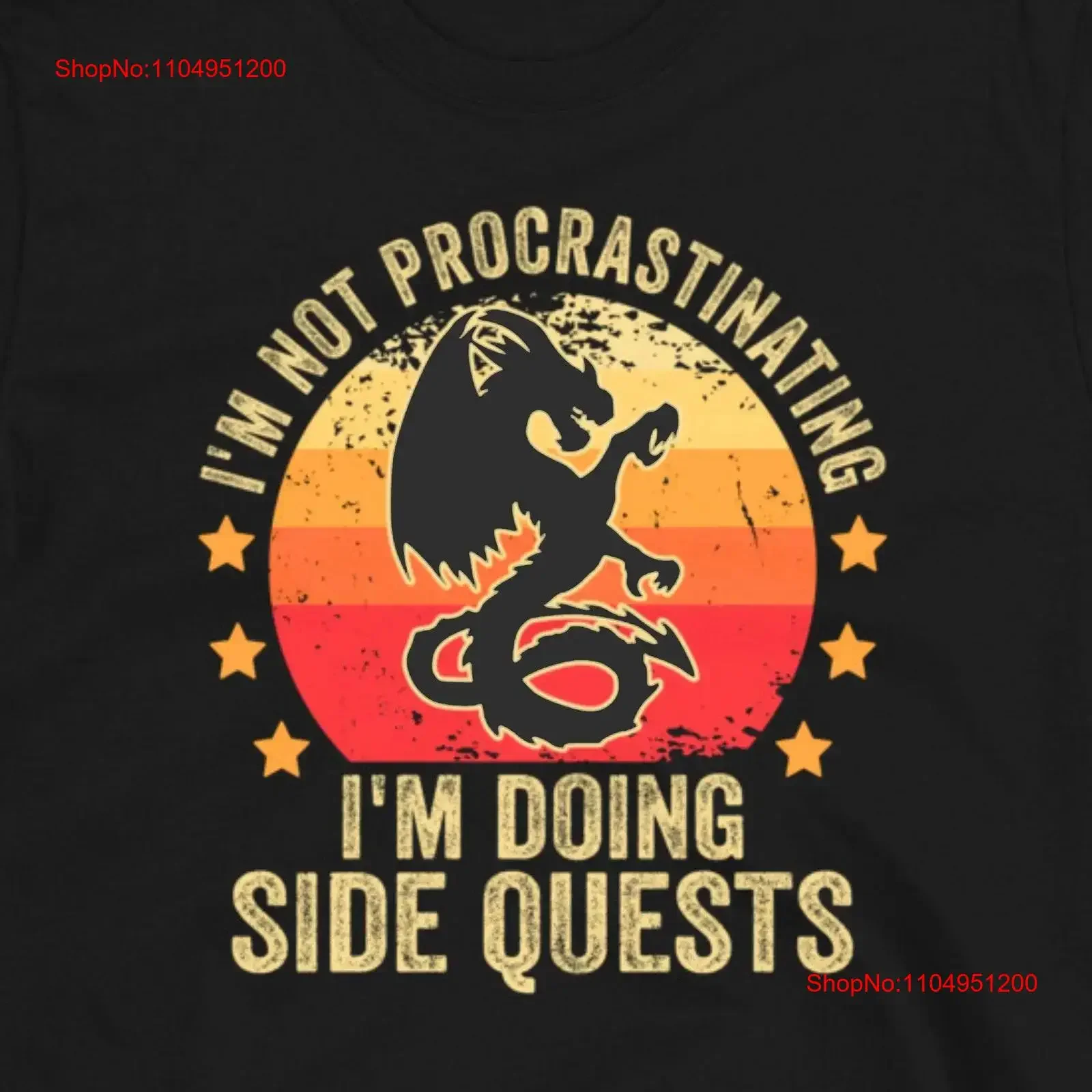 

Футболка I'm Not Procrastinating Doing Side Quests, забавная футболка для ролевых игр, геймеров, видео, винтажная, ретро, игровая, винтажная, модная, повседневная