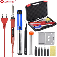 JCD 80W Digital Electric Soldering Iron Kit Temperature Adjustable 220V/110V Welding Tool Ceramic Heater Soldering Tips Rework