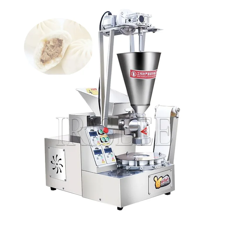 

2000pcs/H Pork Baozi Maker Steamed Stuffed Bun Momo Making Machine Desktop Brazilian Fried Chicken Bun Meat Pie Pastry Machinery