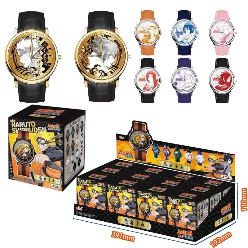 In Stock Genuine Naruto Shippuden Watch Collection Blind Box Trendy Anime Character Doll Collection Holiday Toy Sasuke Fans Gift