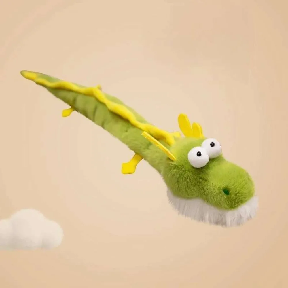 

Desktop Decoration Simulation Animal Colorful Dragon Wrist Style Cartoon Dragon 60cm Soft Slap Bracelet Christmas