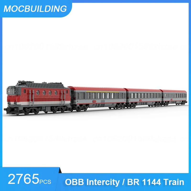 MOC Building Blocks OBB Intercity / BR 1144 Train Model DIY Assembled Bricks Transportation Educational Xmas Toys Gifts 2765PCS