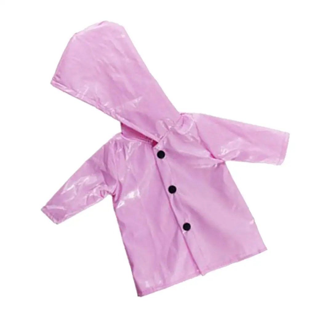 

Doll Clothes Cute Raincoat Fit American Dolls Girl And 43cm Baby Dolls Pink