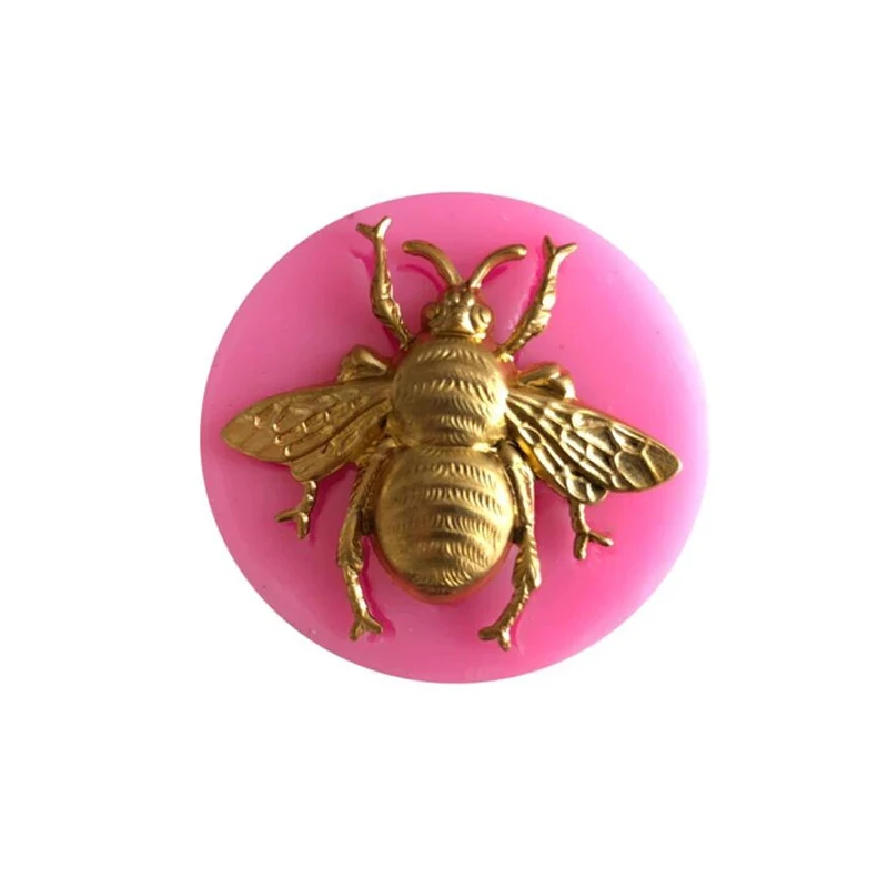 Honeybee Modeling Silicone Mold DIY Cake Baking Decoration Chocolate Mold Fudge Cake Decoration Honeybee Silicone Mold