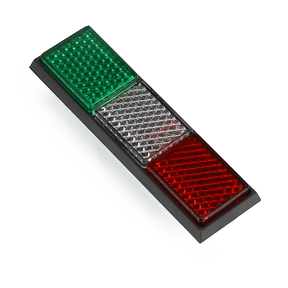 Universal Motorcycle Tail Light Flag Reflector Stick On Number plate For kawasaki KX100 KX125 KX250 x KX500 KX80 KX450 X KX450SR