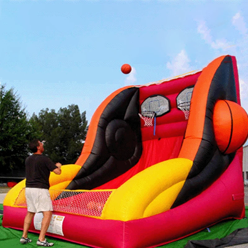 

Commercial inflatable basketball hoop games, China inflatable carnival games B6031