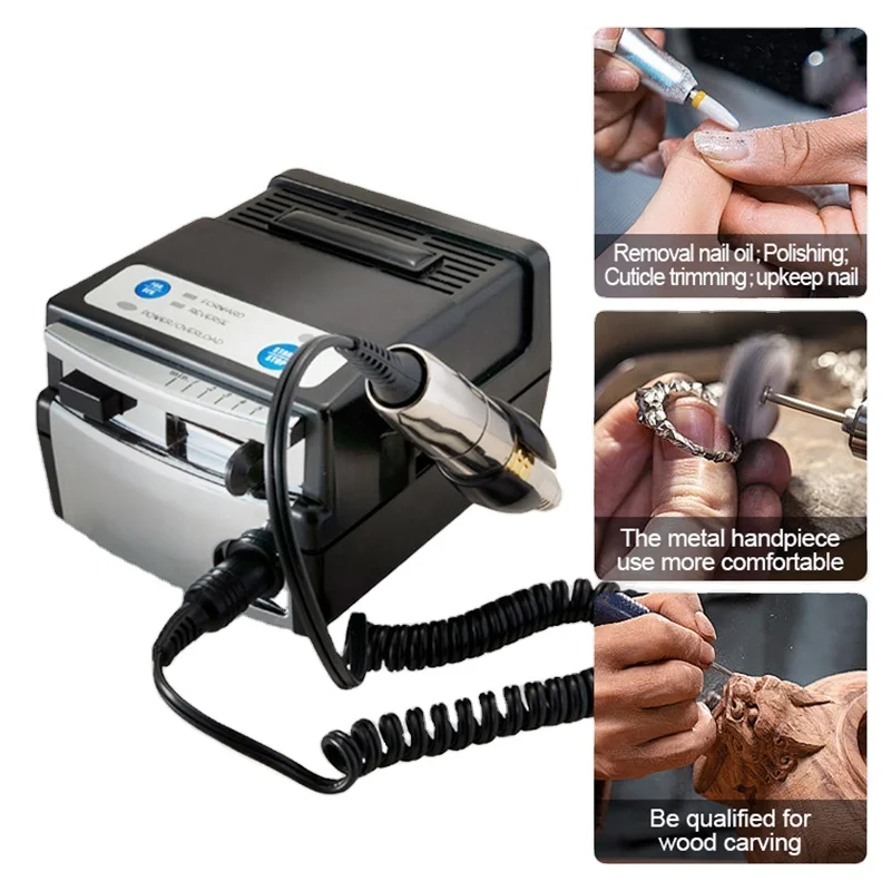 Hot Selling Nail Drill Machine Professional Desktop Nail File Manicure Pedicure Drilling Machine for Salon Nail Drill G5
