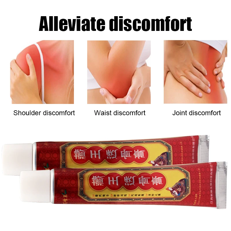 

20g Body Pain Relief Ointment Arthritis Muscle Lumbar Massage Analgesics Cream Knee Joint Back Scapular Pain Medical Dressing