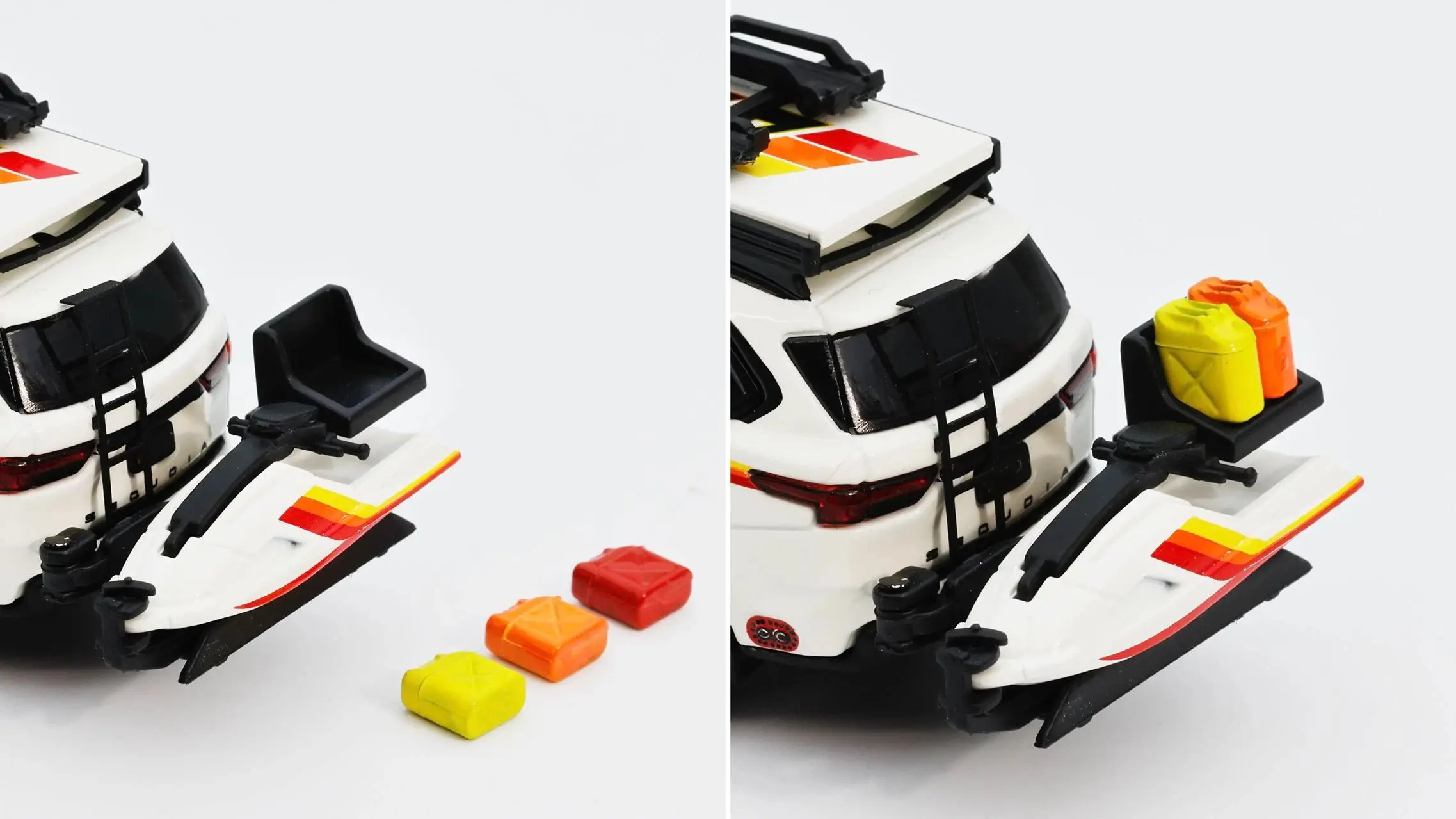 Pre-order 1/64 Scale GCD Sequoia TRD PRO LHD Diecast Model Car with Jet Ski & Accessories Limited Collection Toy Vehicle Models - view 3