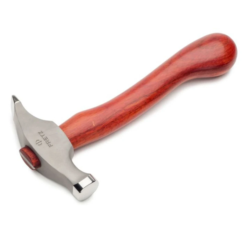 

Fretz SH-1 Jeweler's Sledge Hammer Round Flat & Cross-Peen Face Axe-Style Handle for Forging Heavy Wire Rod Sheet Metal Craft