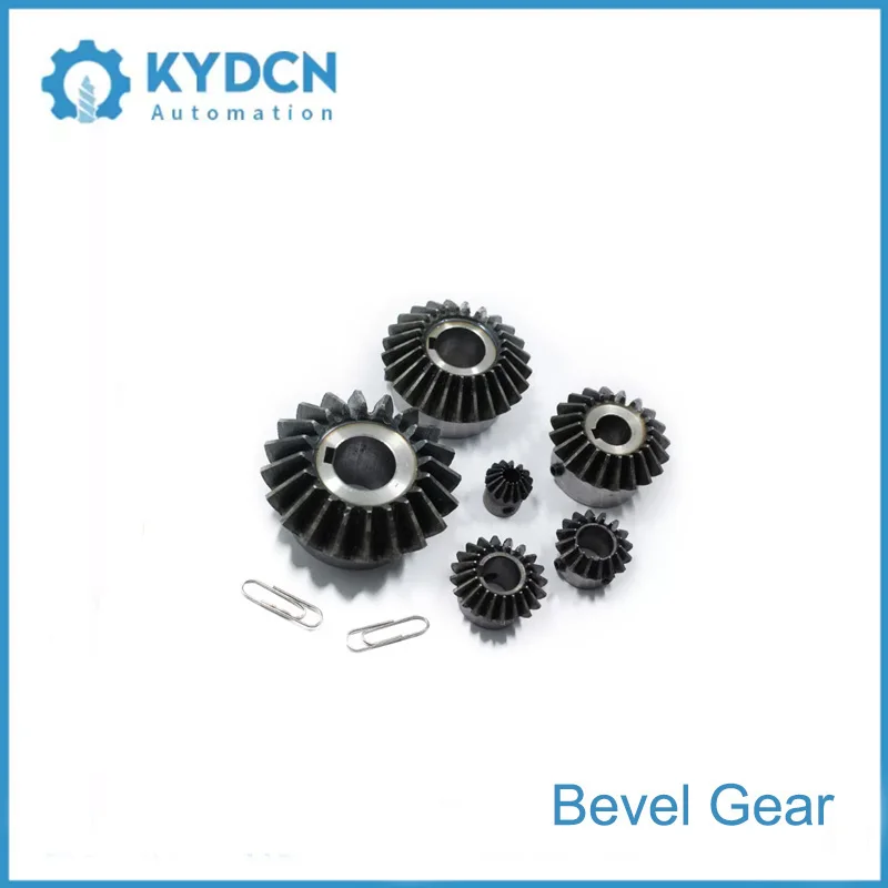 Custom Straight Bevel Gears 90 Degree Equal Diameter With Keyway 2.5/3 Module S45C Carbon Steel Miter Gear