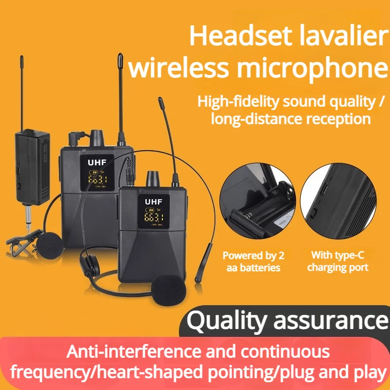 

Wireless Headphones With A Transmitter And Receiver Featuring LED Digital Display Suitable For Teaching And Live Performances