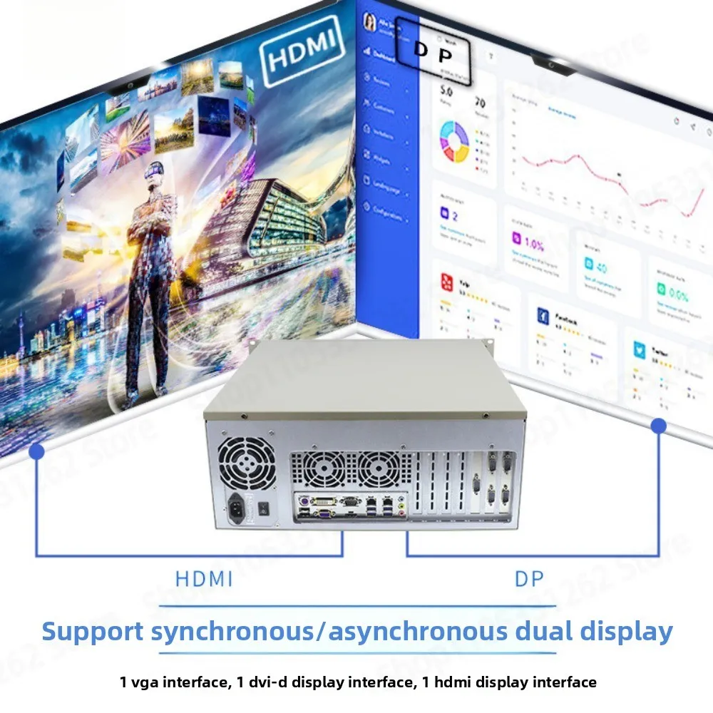 ZPC-610 4U Rackmount Industrial PC Multi Expansion Slot Machine Vision Computer