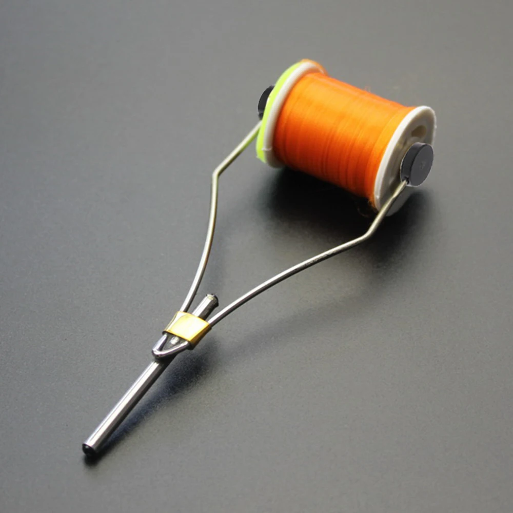 Ceramic Fly Tying Materials Bobbin Holder Smooth Rotation Delrin Feet Fly Tying Stock for Fishing Crafts