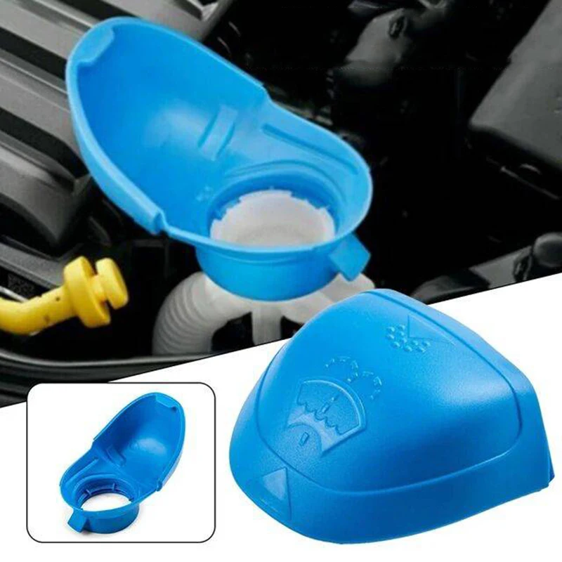 Car Windshield Wiper Washer Fluid Reservoir Tank Bottle Cap Lid Funnel Cover for Audi VW Skoda Auto Accessories Wear Parts