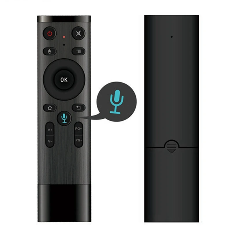 Q5 بلوتوث جهاز التحكم عن بعد ، لوحة المفاتيح اللاسلكية الصغيرة مربع التلفزيون الذكي ، ماوس الهواء ، صوت الأشعة تحت الحمراء ،