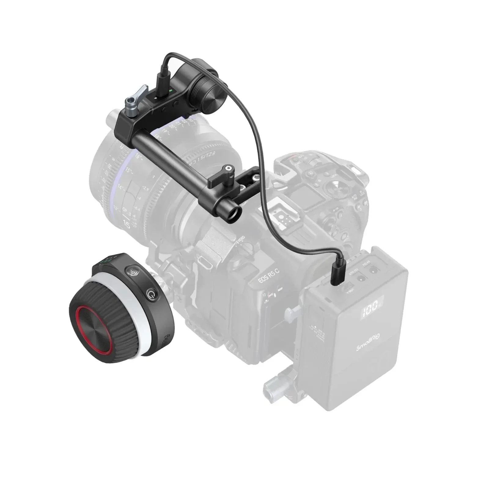 SmallRig-sistema de Control de lente de enfoque de seguimiento inalámbrico, controlador de rueda de Motor para cine de alto amortiguación y lente de Zoom 4296B