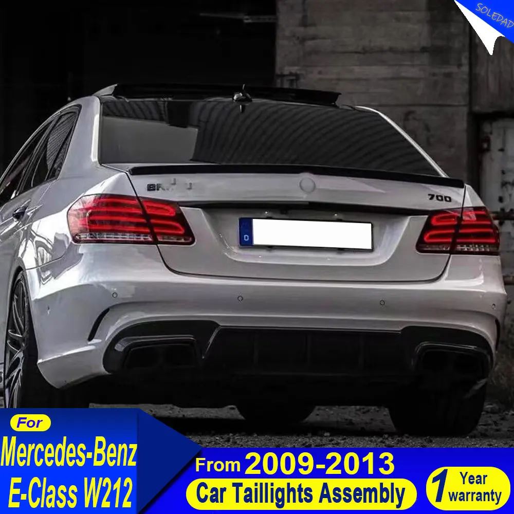 

Светодиодный задний фонарь автомобиля для Mercedes-Benz W212 Светодиодный задний фонарь 2009-2013 E-класса E260 E300 Задний противотуманный тормозной сигнал поворота Автоаксессуары