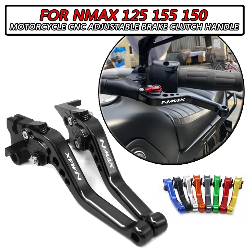 For YAMAHA N-MAX NMAX 125 155 150 NMAX125 NMAX155 NMAX150 Motorcycle CNC Adjustable Brake Clutch Handle,Motorcycle Accessories