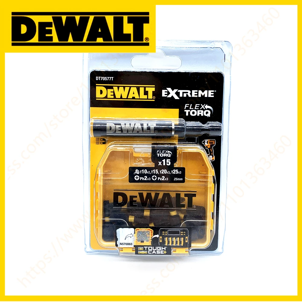 DEWALT screwdriver extension set electric drill impact twist screwdriver head set bits DT70577T