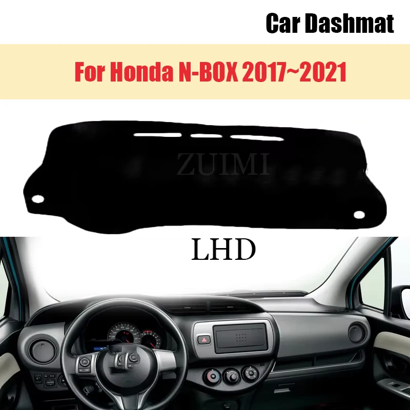 

ZUIMI Dashboard Cover Dash Mat Dashmat For Toyota Vitz 2015 LHD RHD Dash Board Cover Pad Sun Shade Environmentally friendly