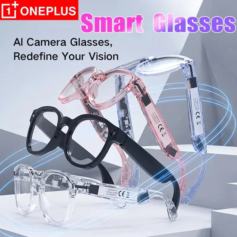 Oneplus Smart Glasses 8 Million HD Pixels Photography Bluetooth For Video Calls AI For Translation Glasses Image Stabilization