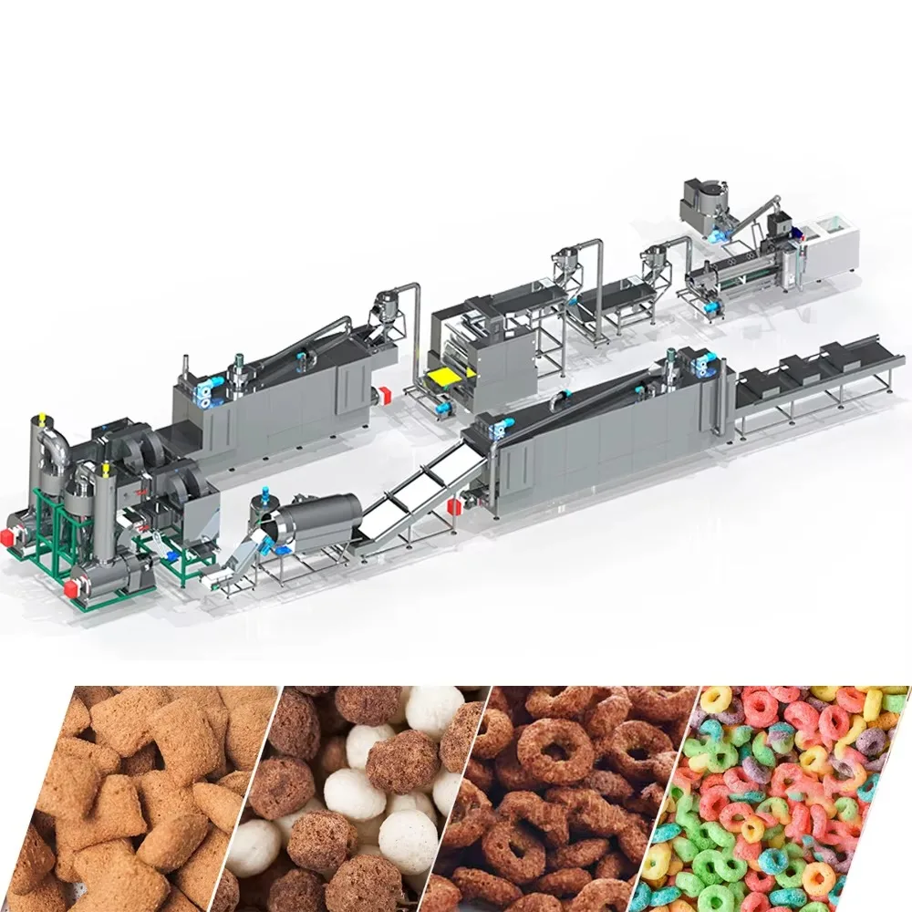 Cost-saving Automatic Corn Flake Maker Puff Corn Snack Food Production Line