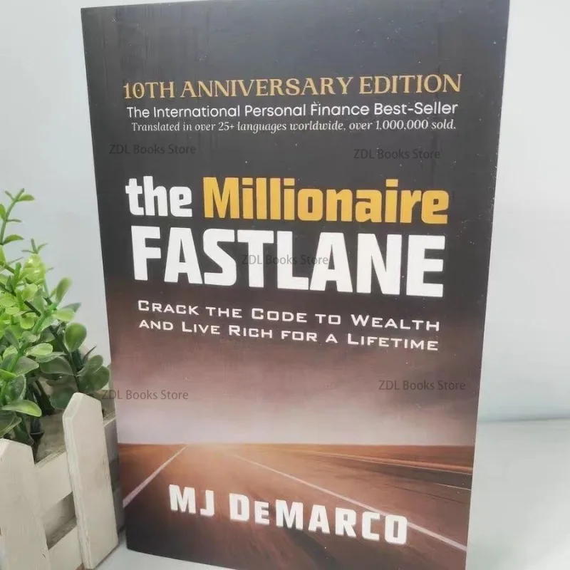 O Milionário Fastlane por MJ DeMarco decifrar o código, riqueza e viver rico para uma vida, Brochura em Inglês