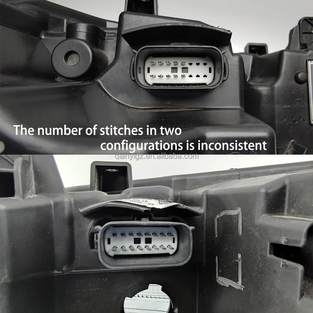 Compatible with Lincoln Mainland Auto Parts, Really Used Second-hand Projector LED Headlight, Original Lighthouse